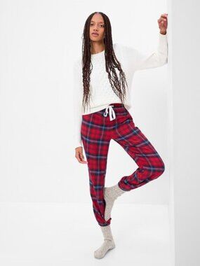 GAP NWT Flannel PJ Joggers Size M